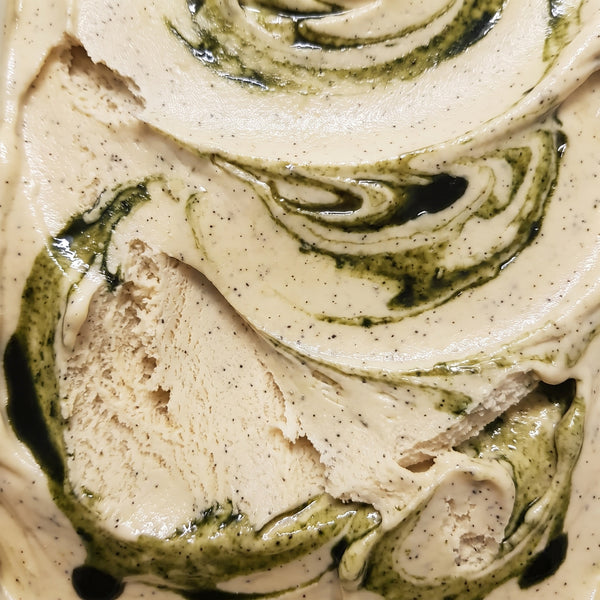 Vanille mit Kürbiskernöl